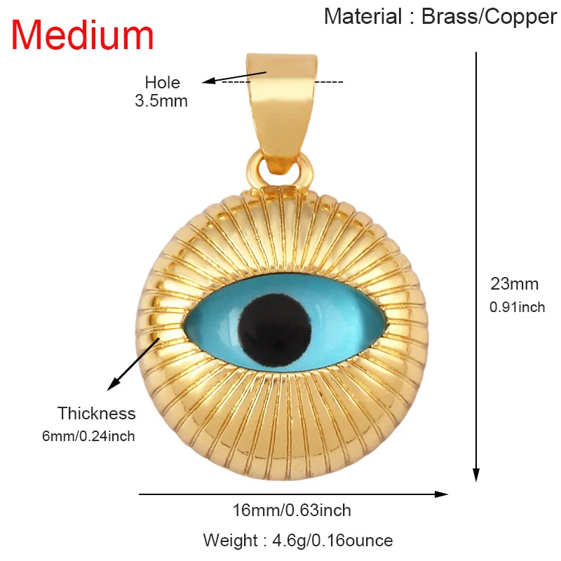 Amuleto Turkish Eye: Protección y Estilo 18k