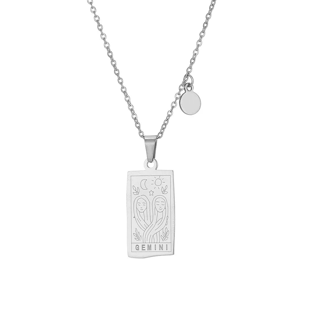 Collar Zodiac Sign: Tu Esencia en Acero