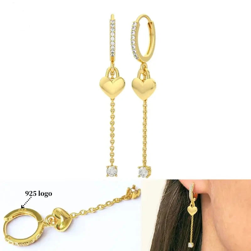 Pendientes "Glow Drop" Gold