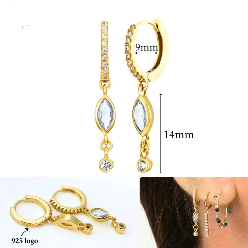 Pendientes "Glow Drop" Gold