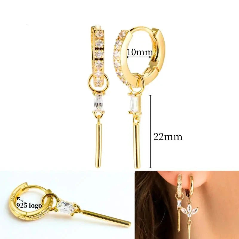 Pendientes "Glow Drop" Gold