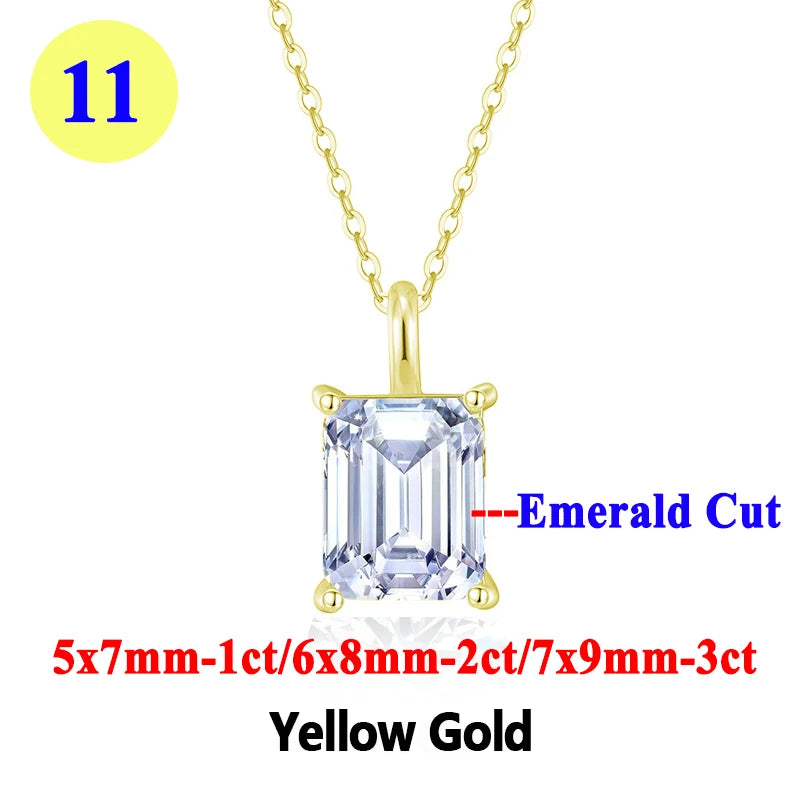 Collar "Destello Real" – Moissanita 1ct & Oro 18K (Pureza Certificada)