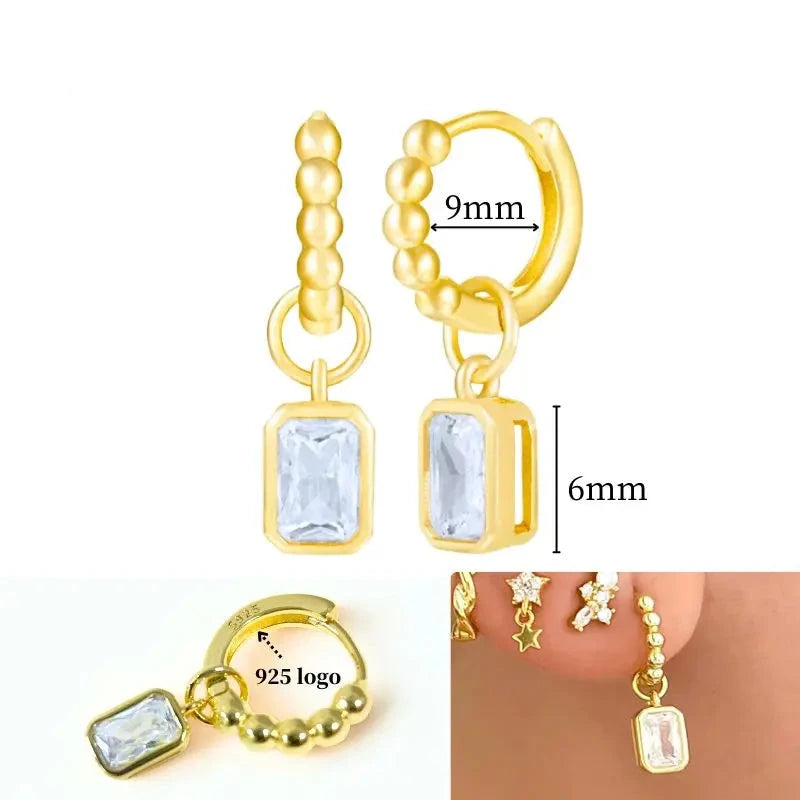 Pendientes "Glow Drop" Gold