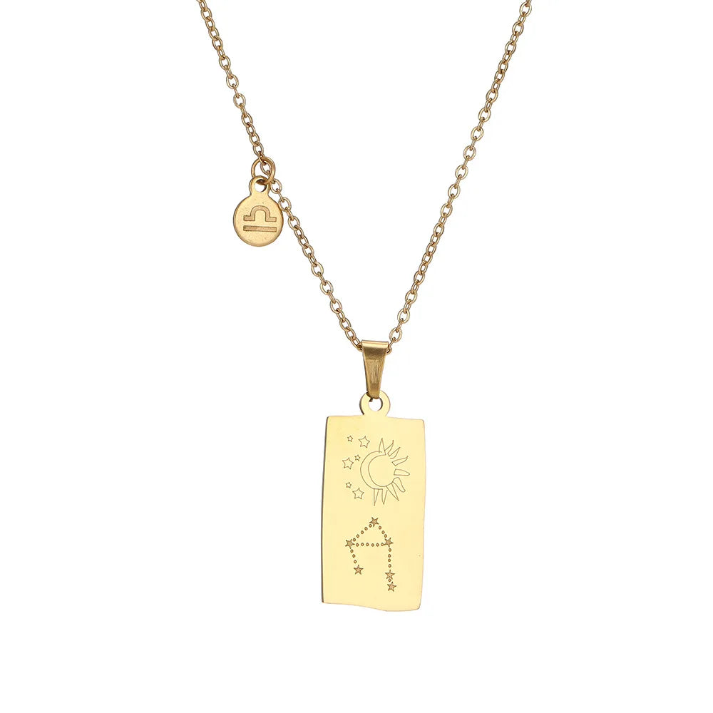Collar Zodiac Sign: Tu Esencia en Acero