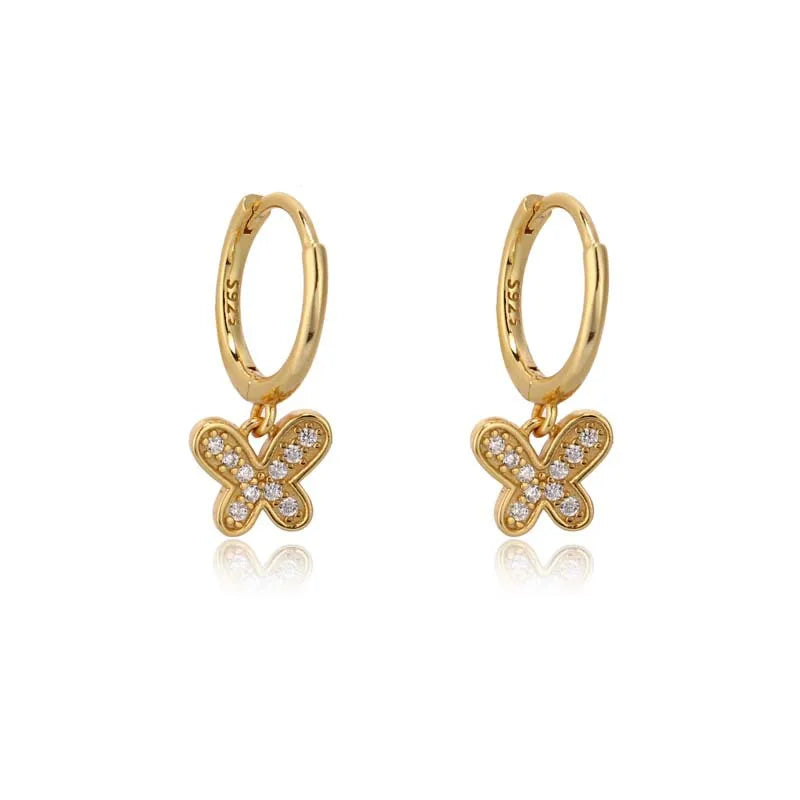 Pendientes Mini Charm: Símbolos y Brillo