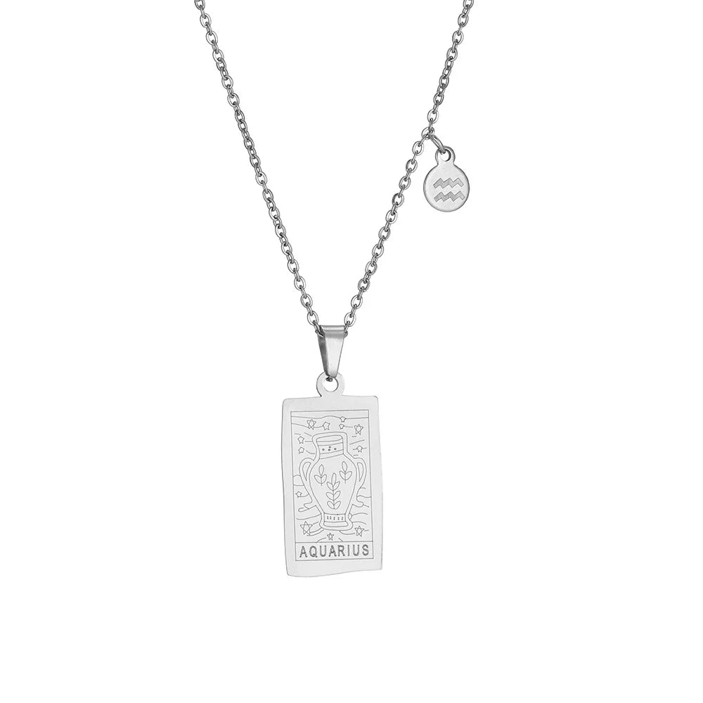 Collar Zodiac Sign: Tu Esencia en Acero