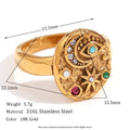 linea Amuletos "Celestial" – Medallón & Anillo Sello Martillado