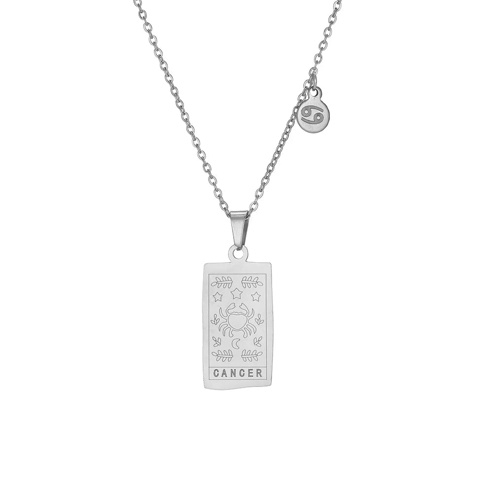 Collar Zodiac Sign: Tu Esencia en Acero