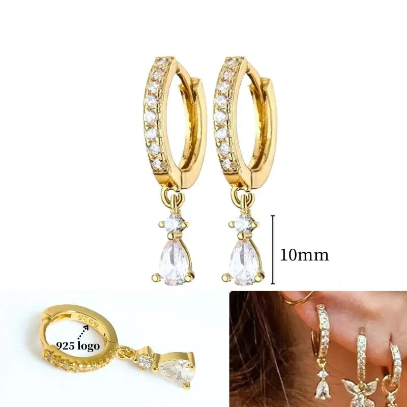 Pendientes "Glow Drop" Gold