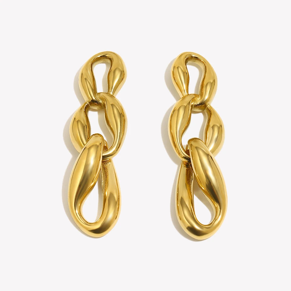 Pendientes Duo Gaia: Esculturas en Cascada