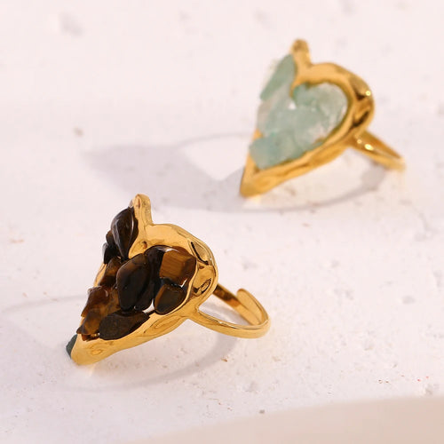 Anillo Aura Heart: La Fuerza de la Tierra