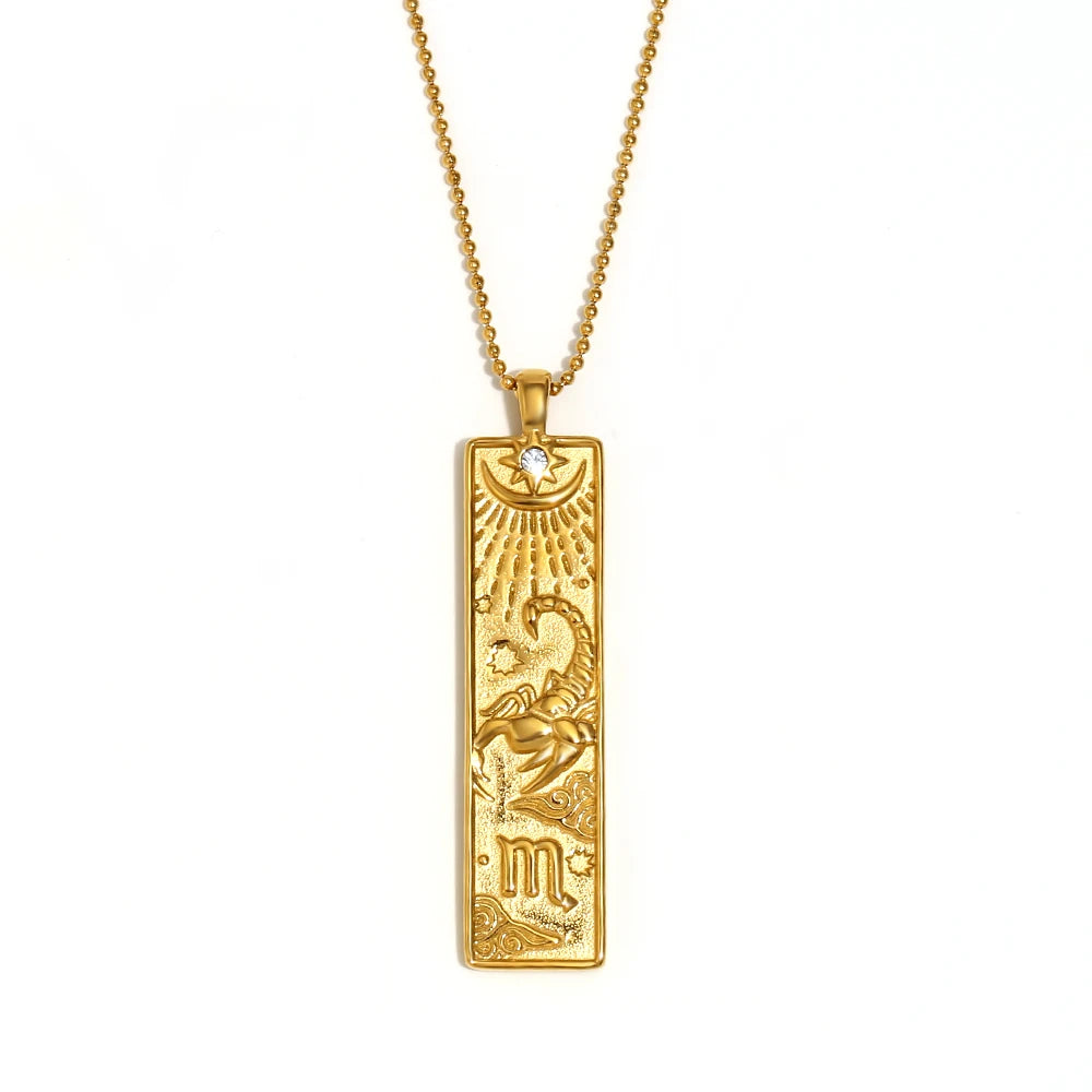 Collar "Written in the Stars" – Colección Zodíaco Gold