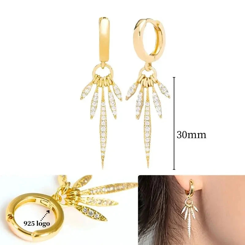 Pendientes "Glow Drop" Gold