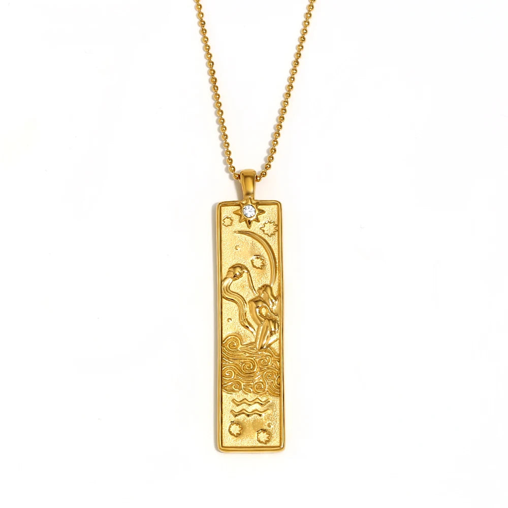 Collar "Written in the Stars" – Colección Zodíaco Gold